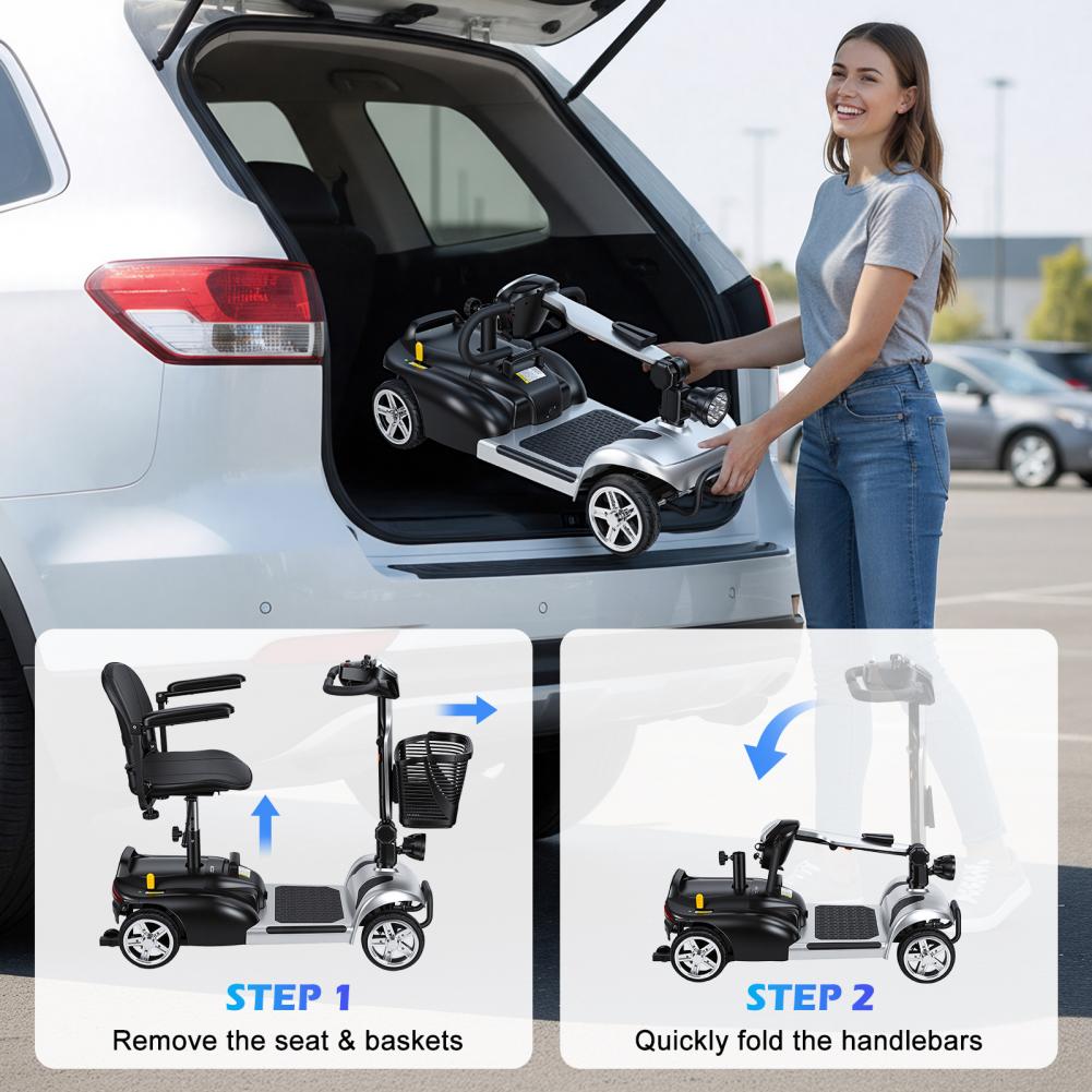 Scooter de mobilité avec éclai - Electric Scooter Charger avis et prix